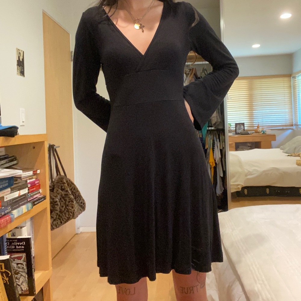 ASOS long sleeve wrap dress